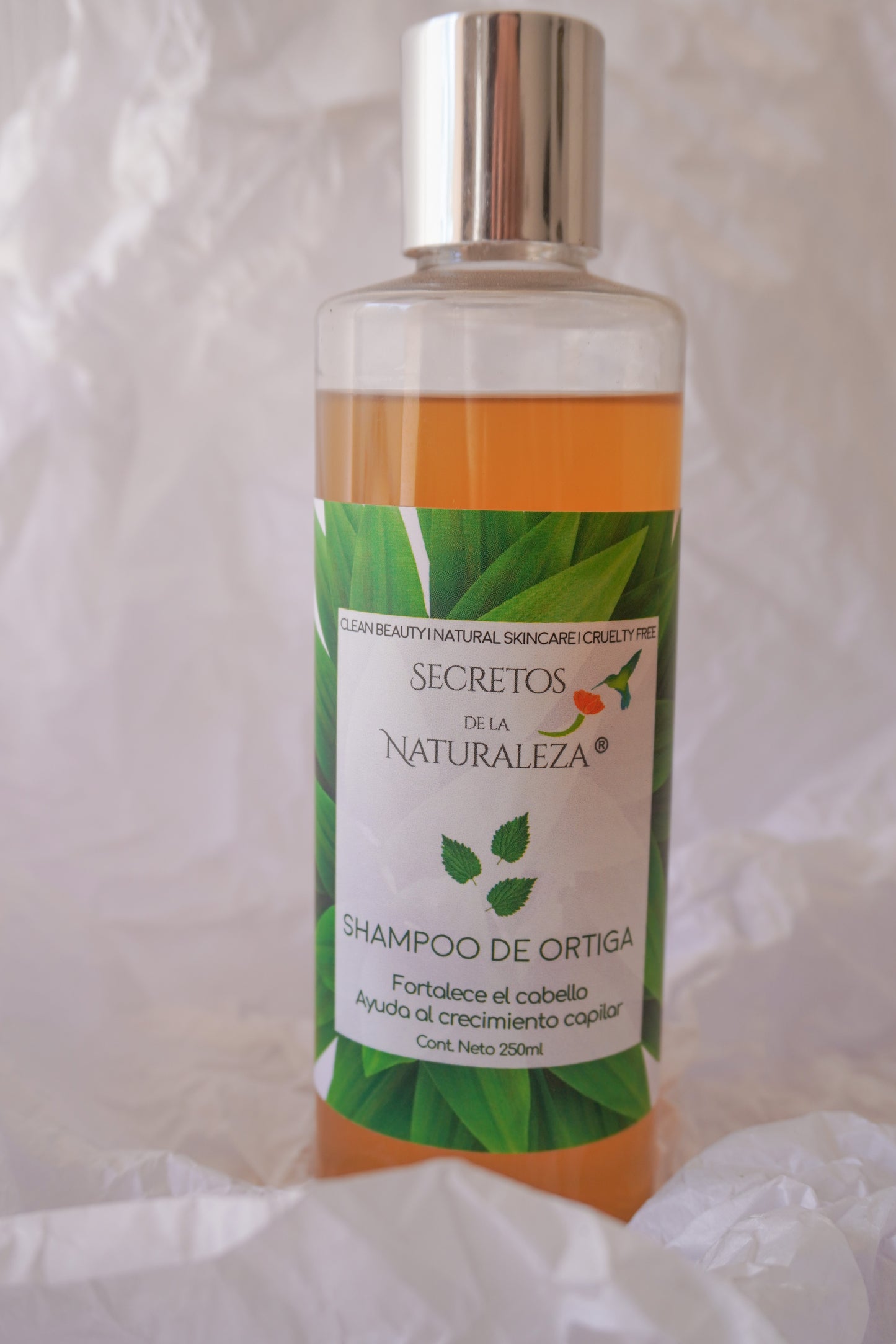 Shampoo de Ortiga Fortalece desde la raíz