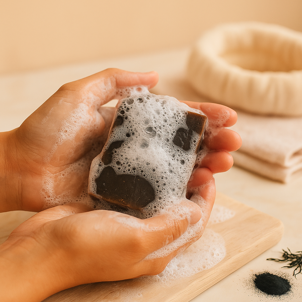 Jabón con café y Oliva Exfoliante Corporal