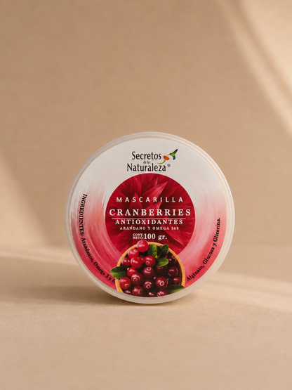 Mascarilla Cranberries antioxidante