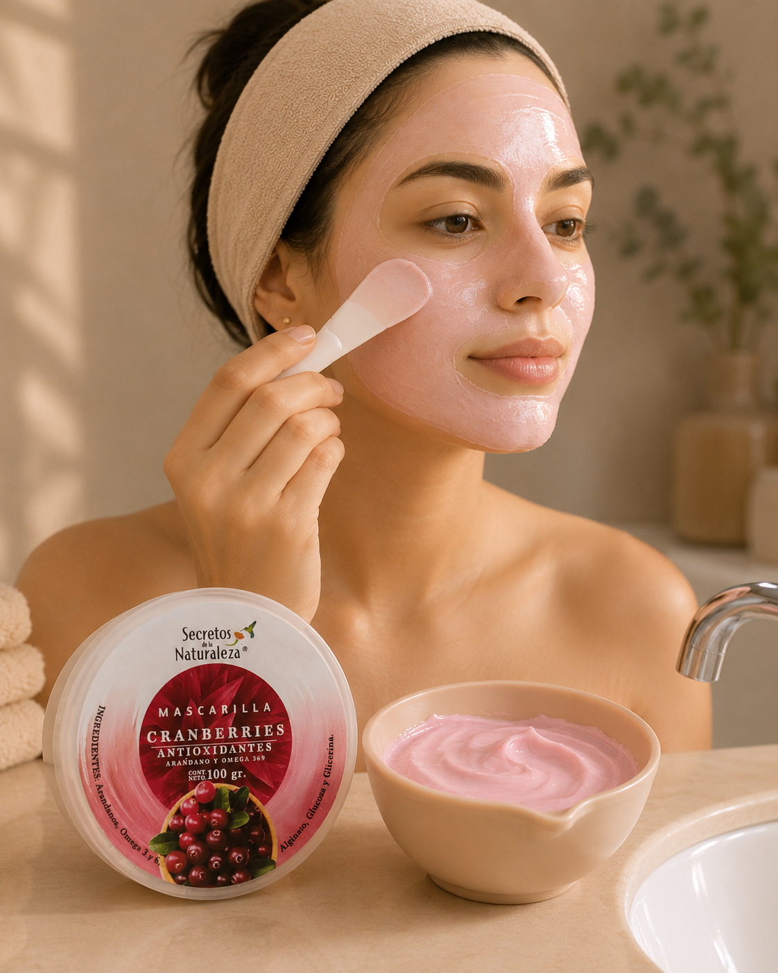 Mascarilla Cranberries antioxidante