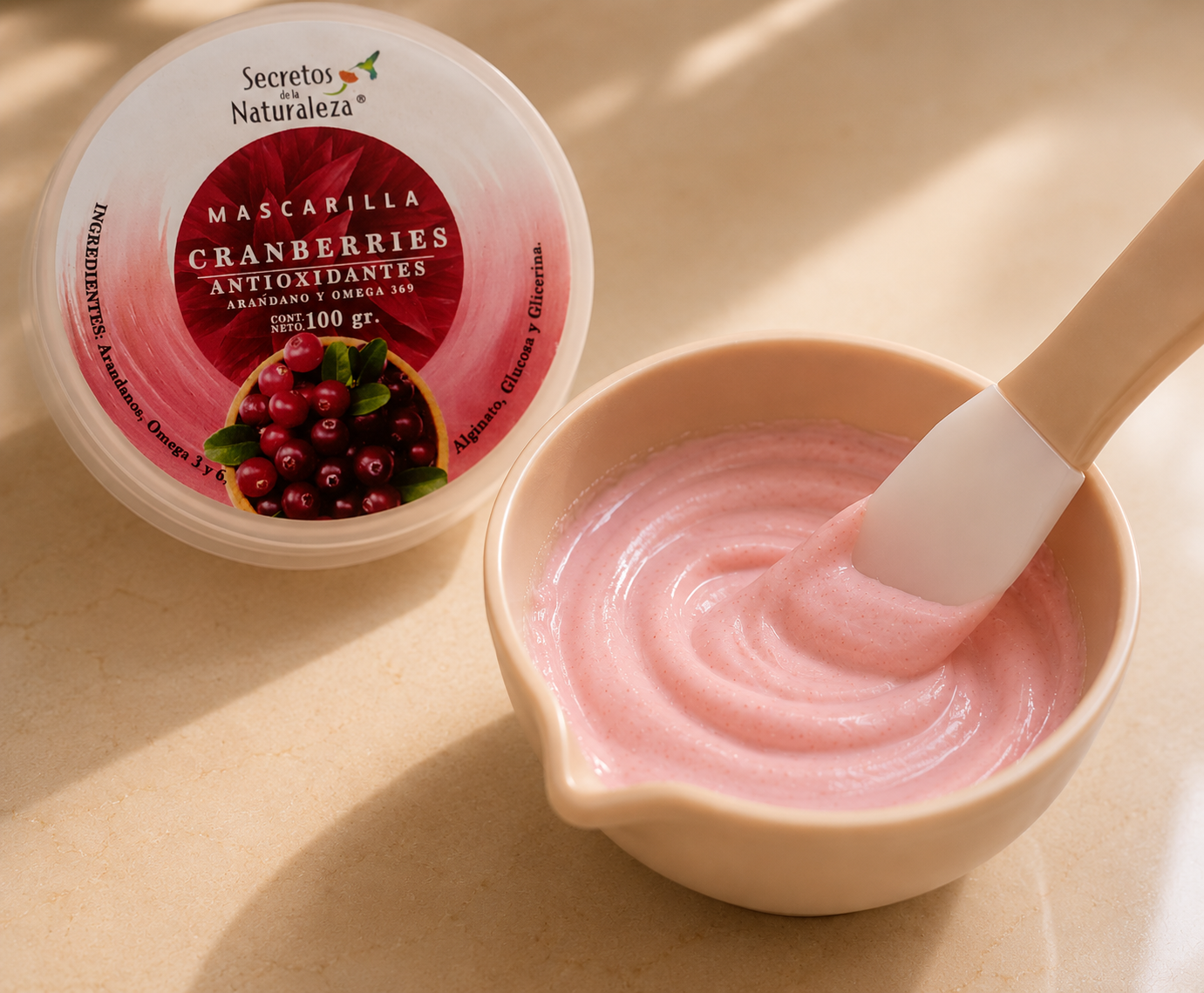 Mascarilla Cranberries antioxidante