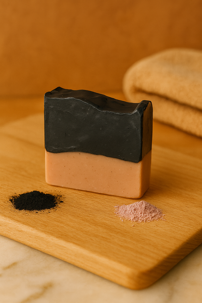 Jabón Carbón Activado & Arcilla Rosa Purificante