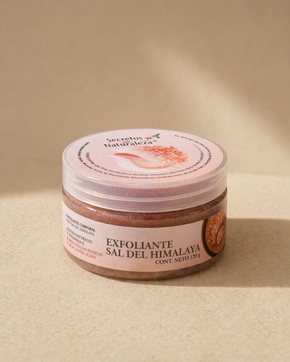 Exfoliante Sal de Himalaya y aceite de Macadamia