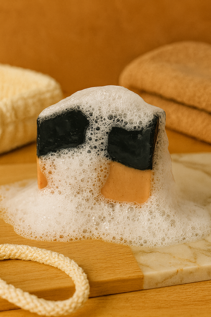 Jabón Carbón Activado & Arcilla Rosa Purificante