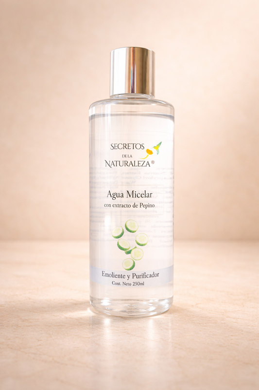 Agua Micelar con Pepino y Aloe vera