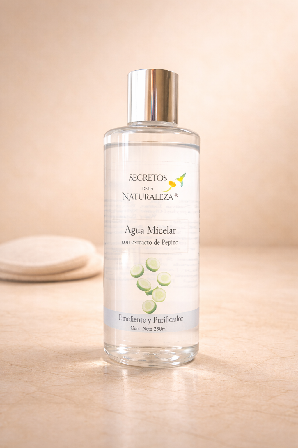 Agua Micelar con Pepino y Aloe vera