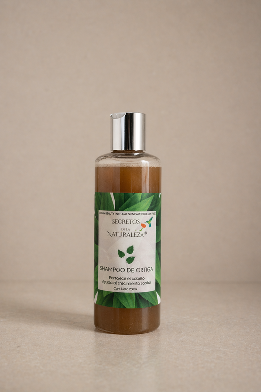 Shampoo con Ortiga 2 en 1 para cabello teñido