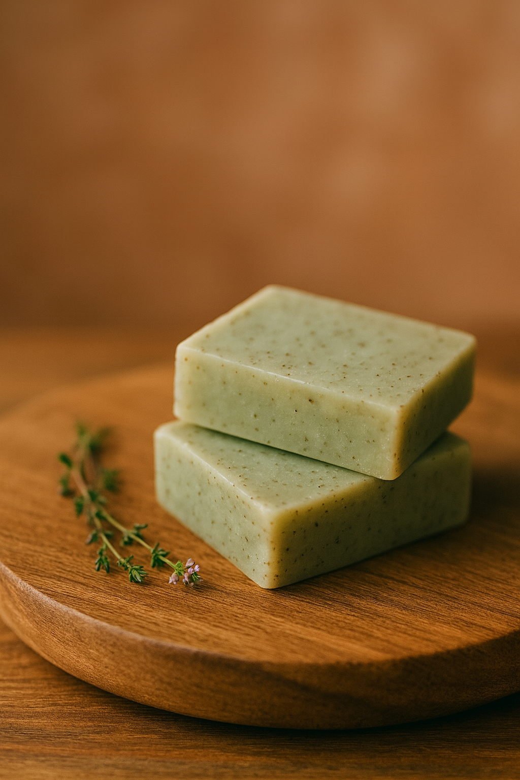 Jabón de Tomillo Equilibra la grasa y Exfoliación suave